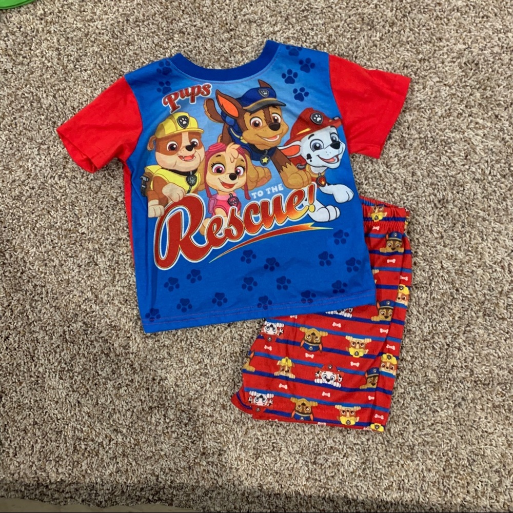 2 Sets of Paw Patrol Pajamas